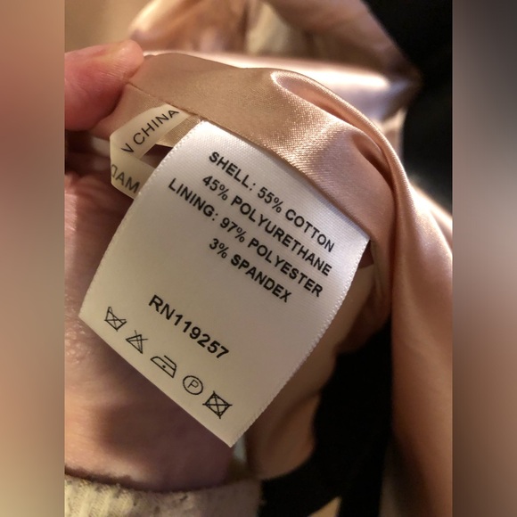 L’ ecole Des Femme Vegan Leather Smoking Jacket - Picture 12 of 14